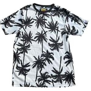 Good Vibes Men's Tropical Palm Tree Print T-Shirt